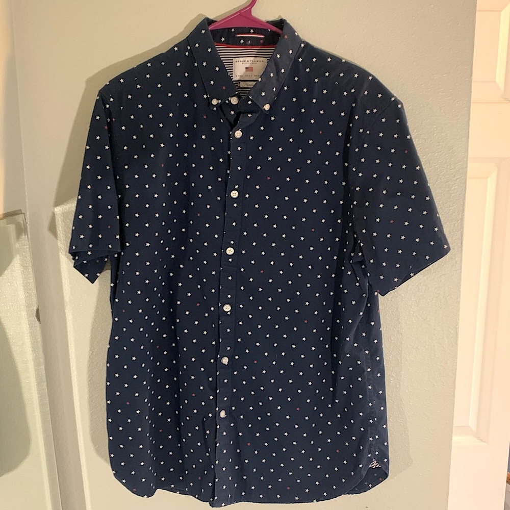 Men’s American Star studded button shirt